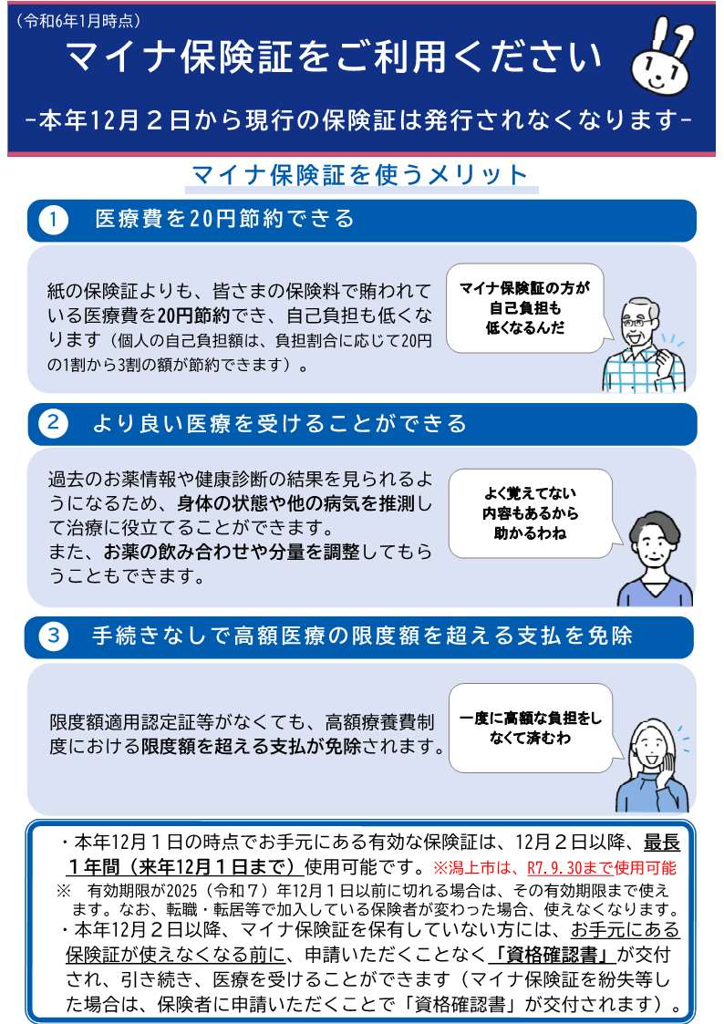 マイナ保険証リーフレット1