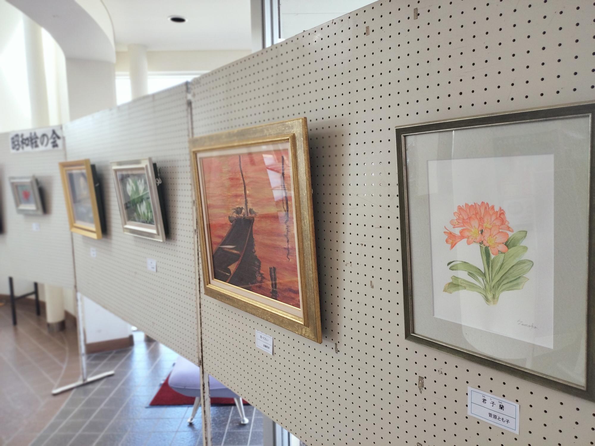 『絵画展』（第17回昭和絵の会緒の皆さん）