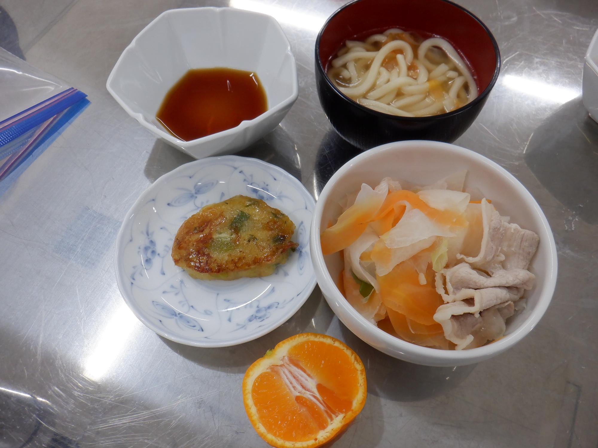 ピーラー鍋とみたらし風もち